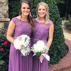 David’s Bridal long dress with lace bodice